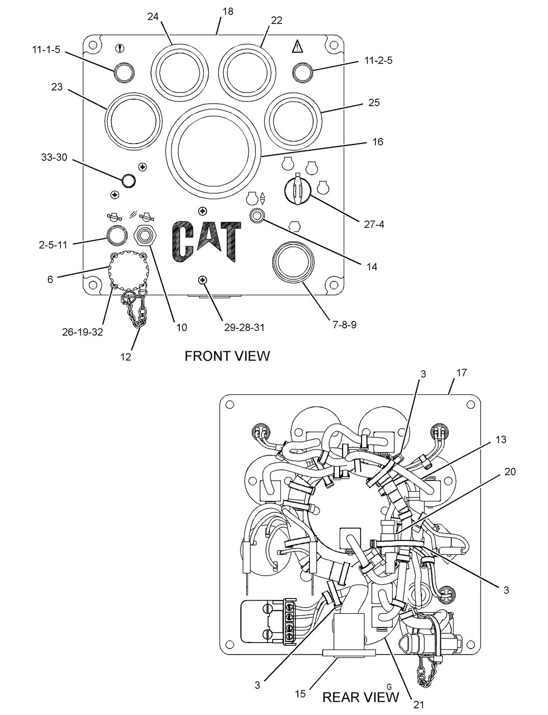 C13 · OPERATOR STATION · 266-2296 CAT parts diagram