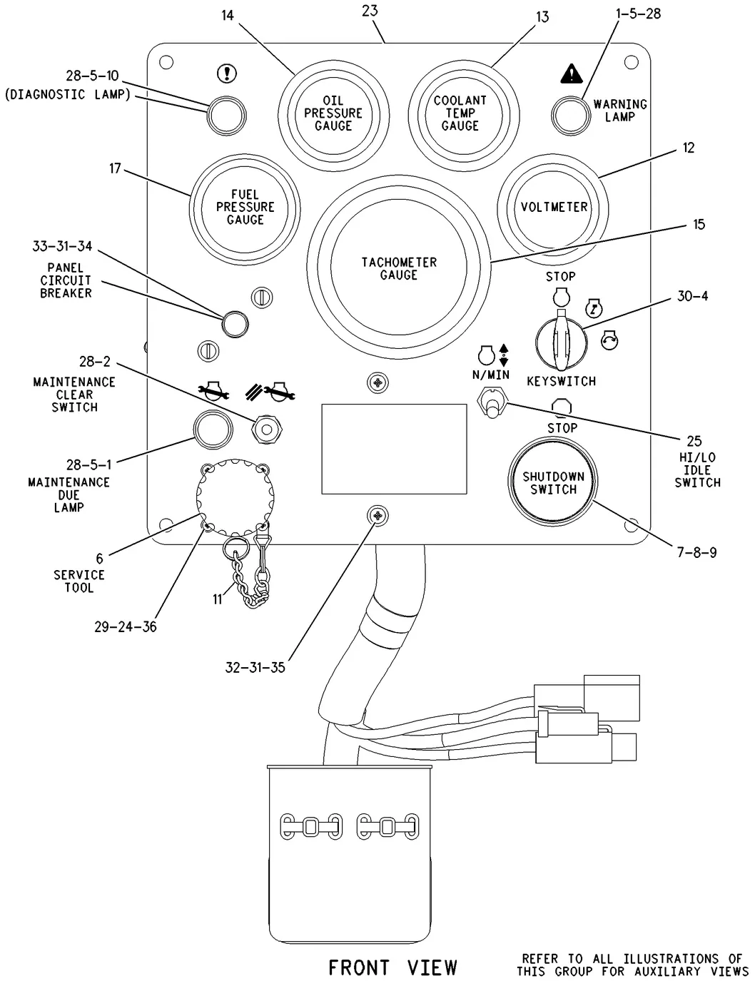 C15 · OPERATOR STATION · 236-7783 CAT parts diagram