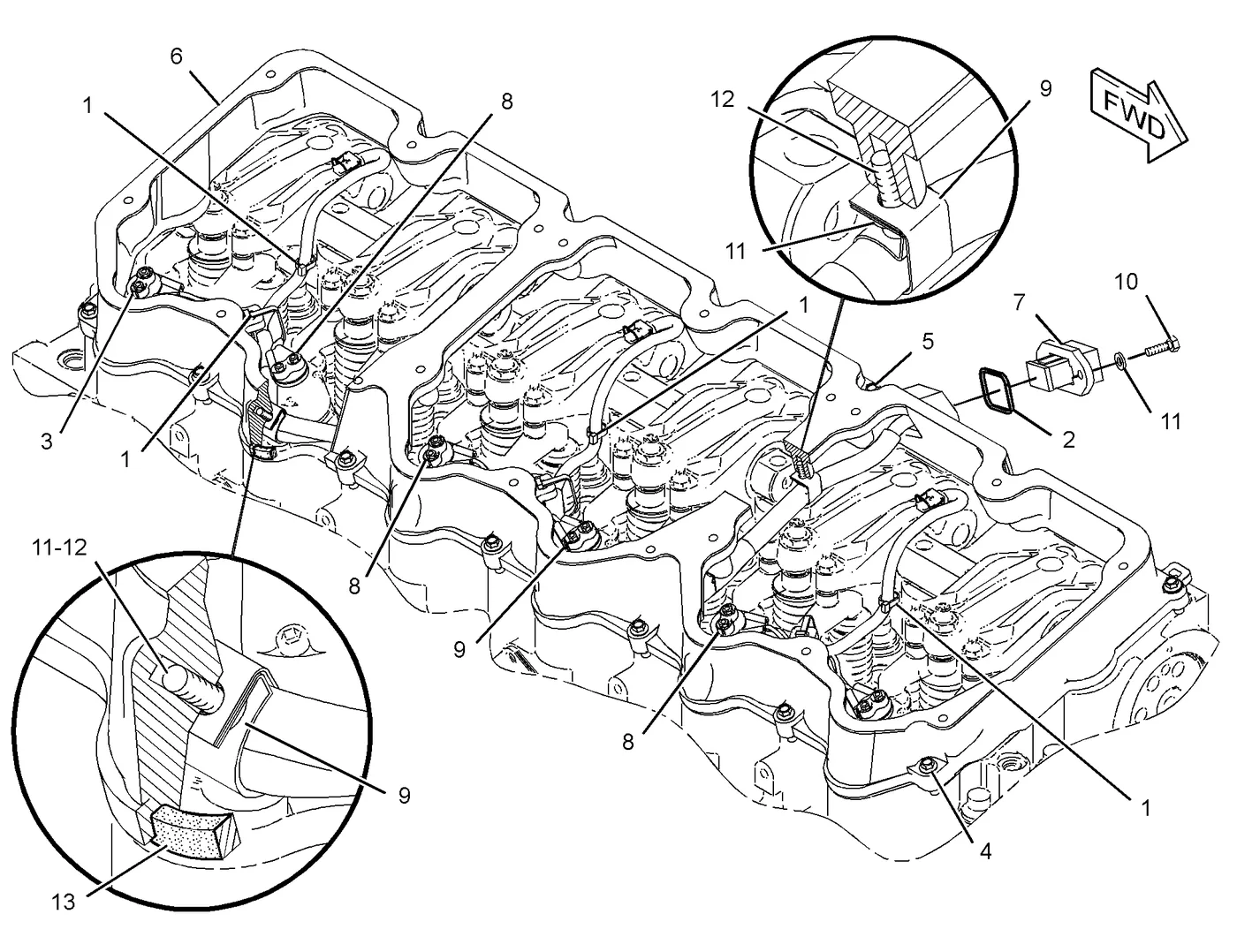 C15 · BASIC ENGINE · 234-5005 CAT parts diagram