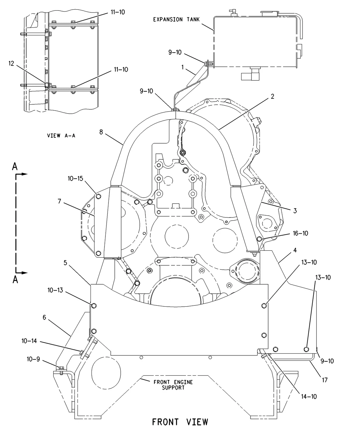C15 · BASIC ENGINE · 118-3419 CAT parts diagram