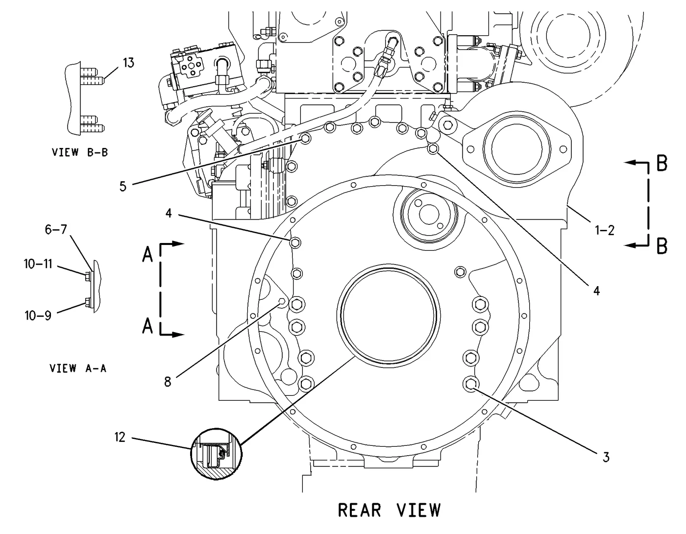C15 · BASIC ENGINE · 120-9128 CAT parts diagram