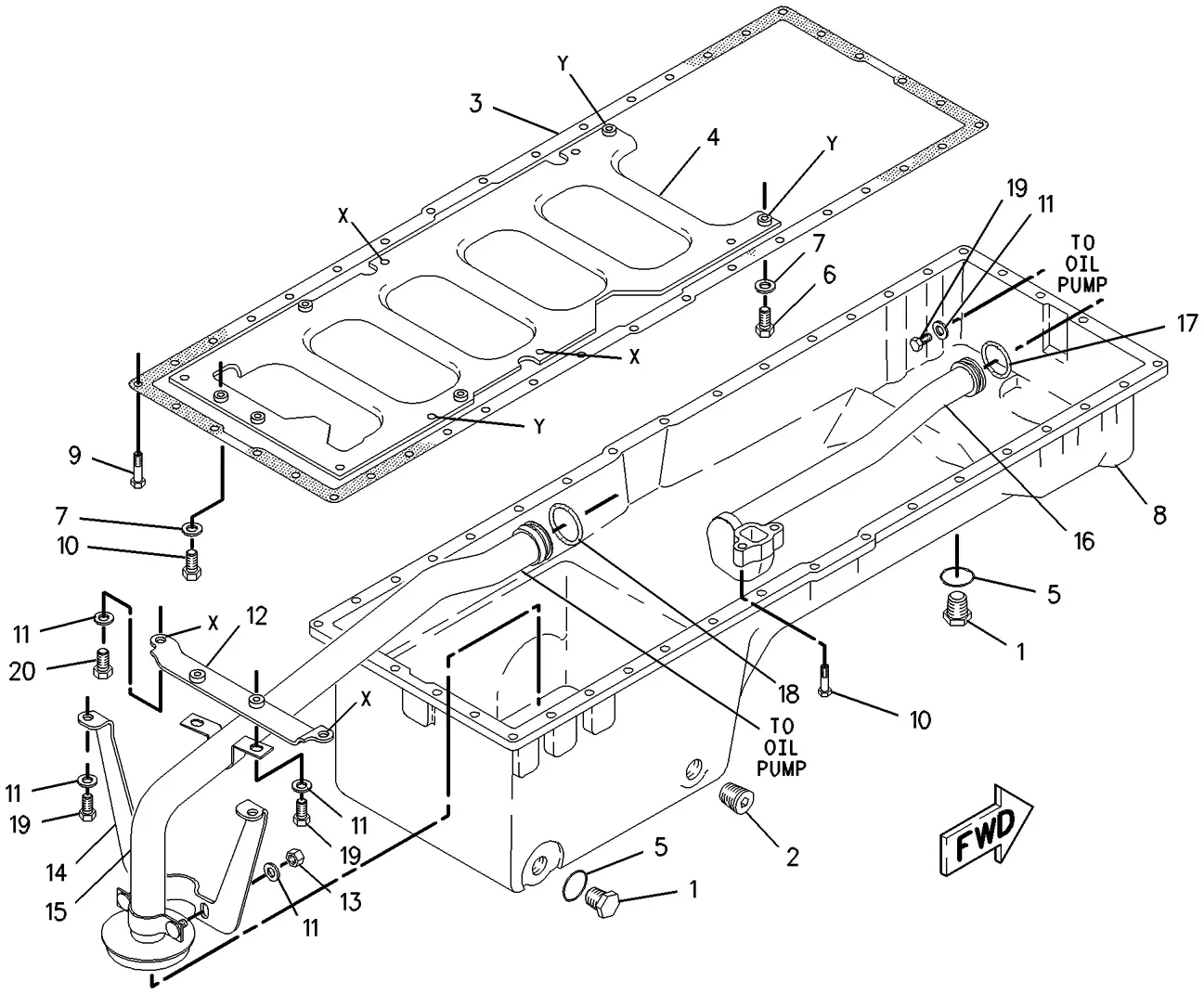 C15 · BASIC ENGINE · 105-3386 CAT parts diagram