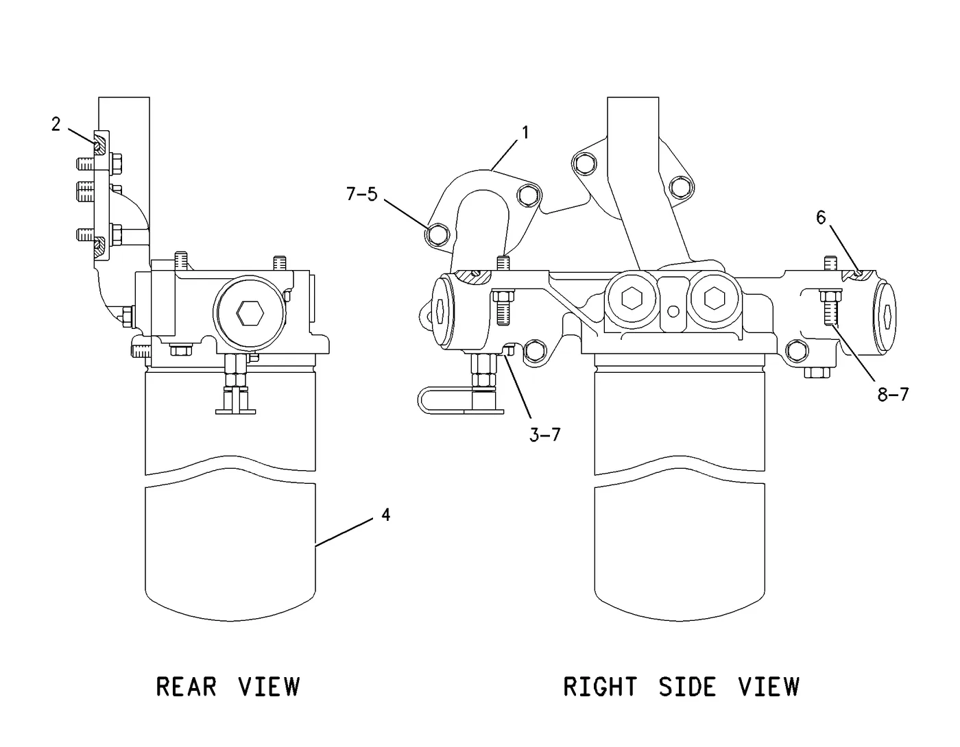 C15 · LUBRICATION SYSTEM · 163-0107 CAT parts diagram