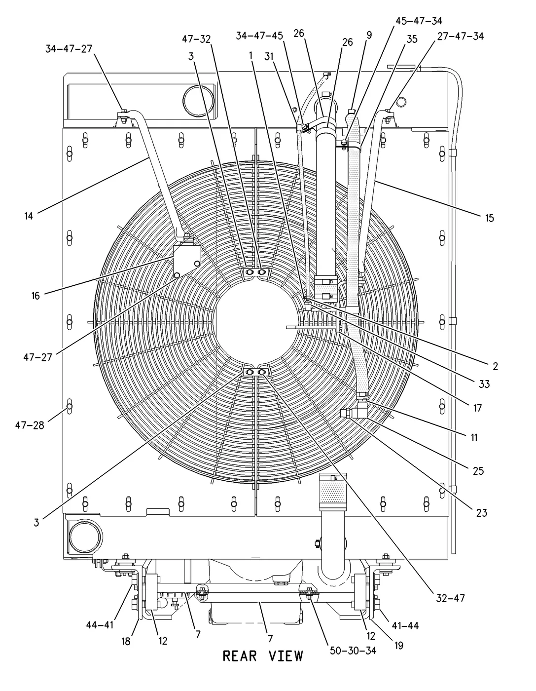 C15 · COOLING SYSTEM · 228-4380 CAT parts diagram