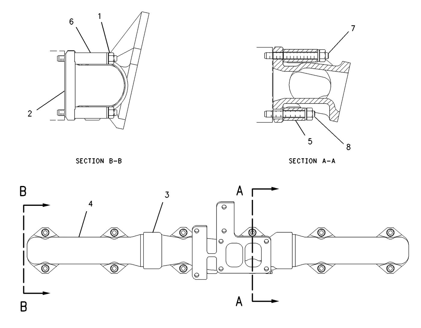 C15 · AIR INLET AND EXHAUST SYSTEM · 135-6552 CAT parts diagram