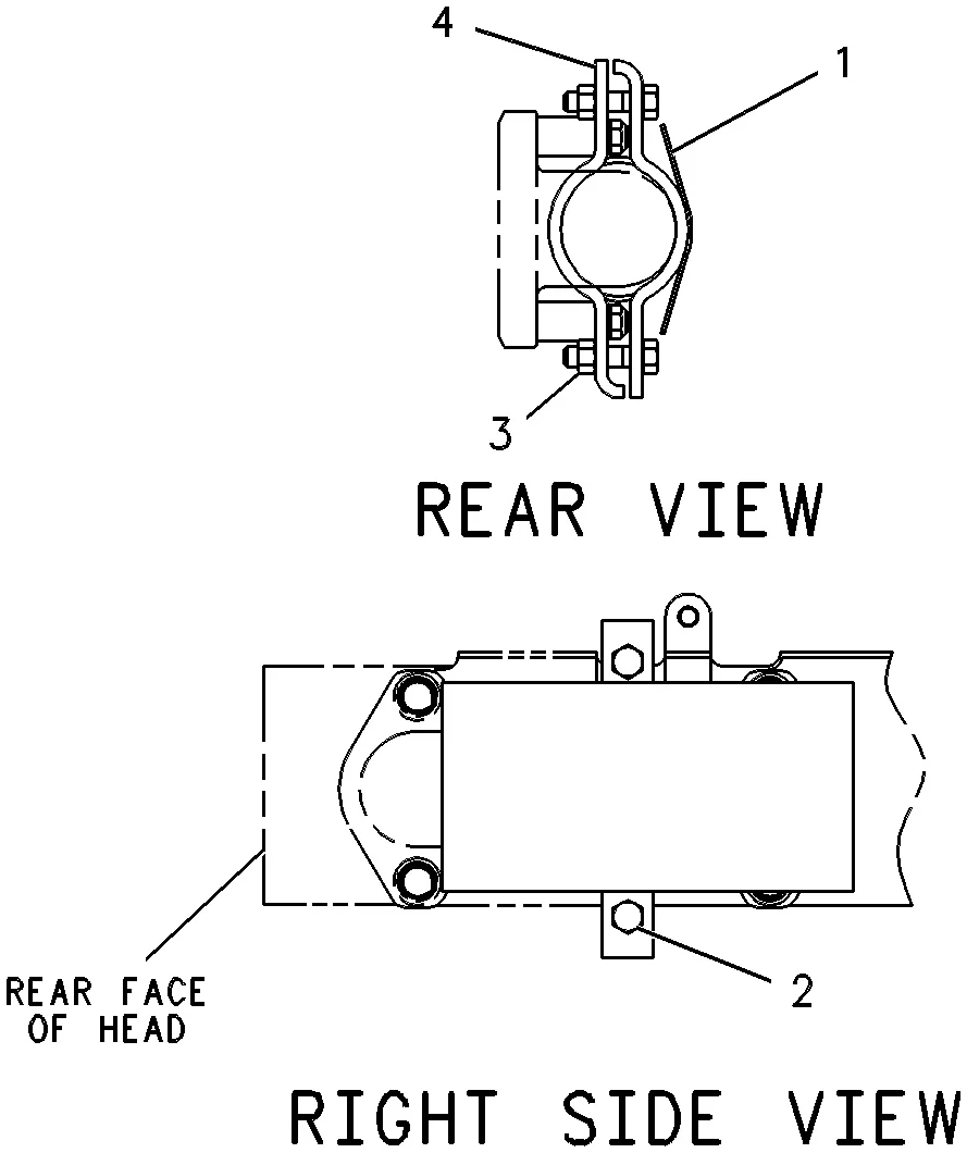 C15 · AIR INLET AND EXHAUST SYSTEM · 124-0657 CAT parts diagram