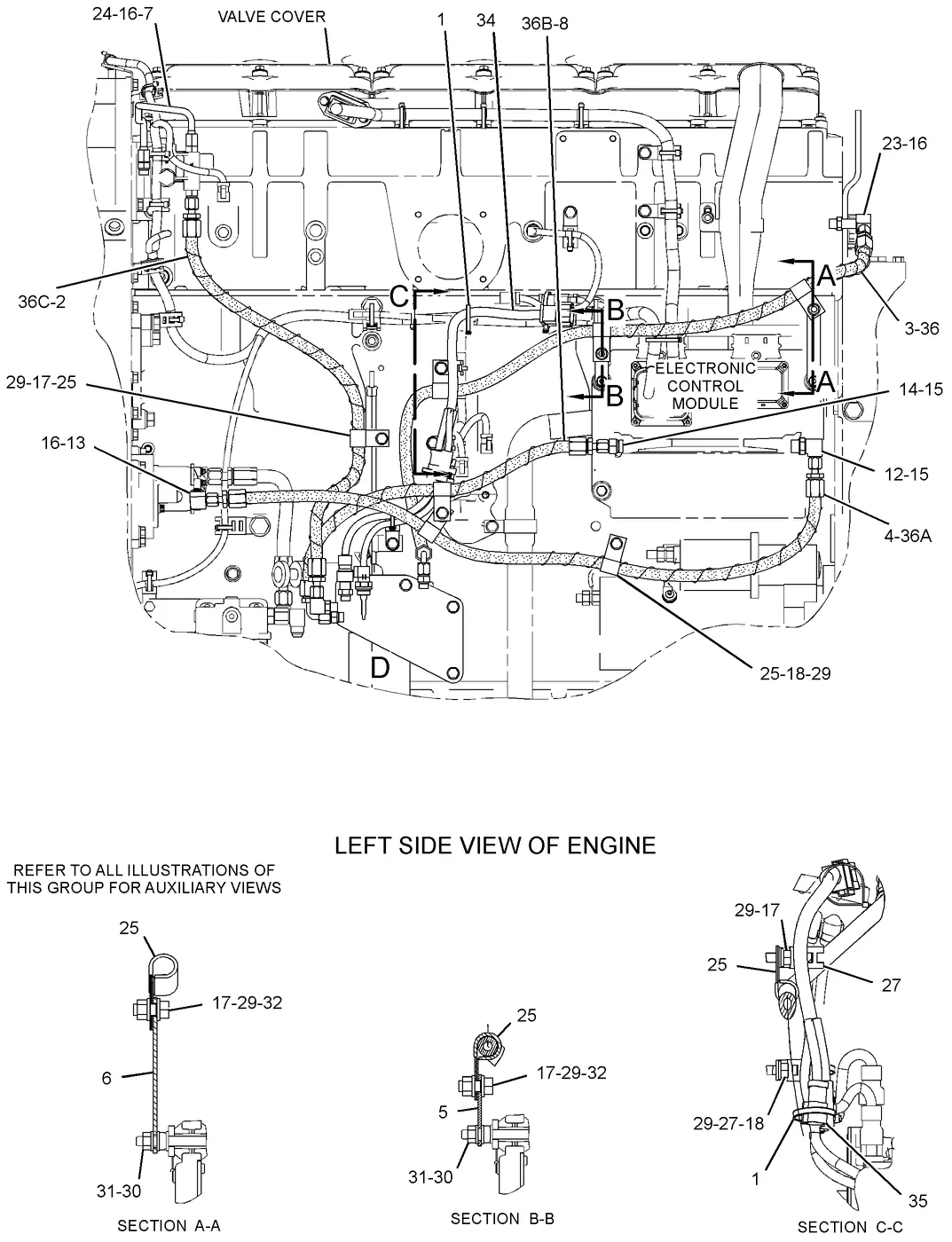 C15 · FUEL SYSTEM · 324-0671 CAT parts diagram