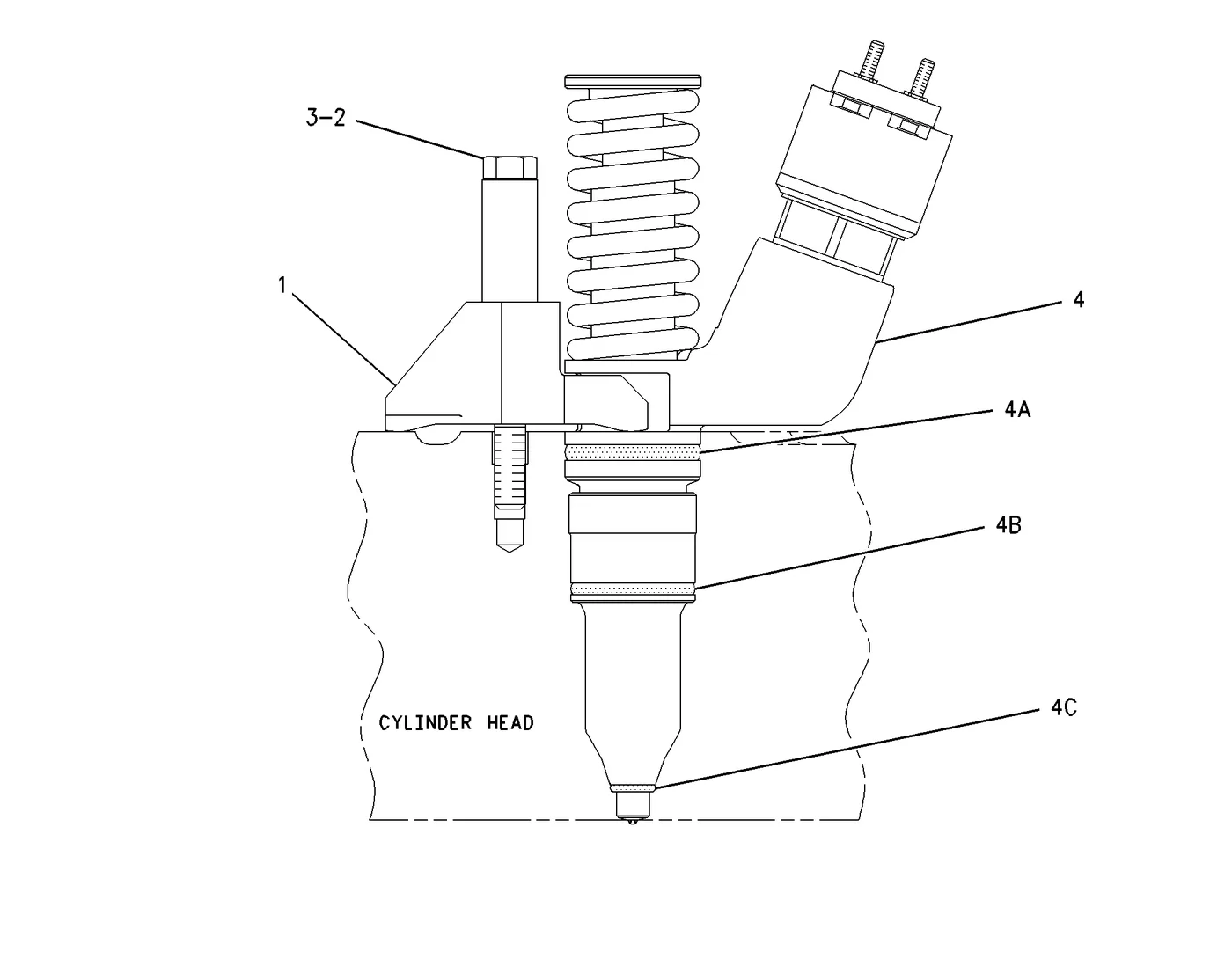 C15 · FUEL SYSTEM · 235-1401 CAT parts diagram