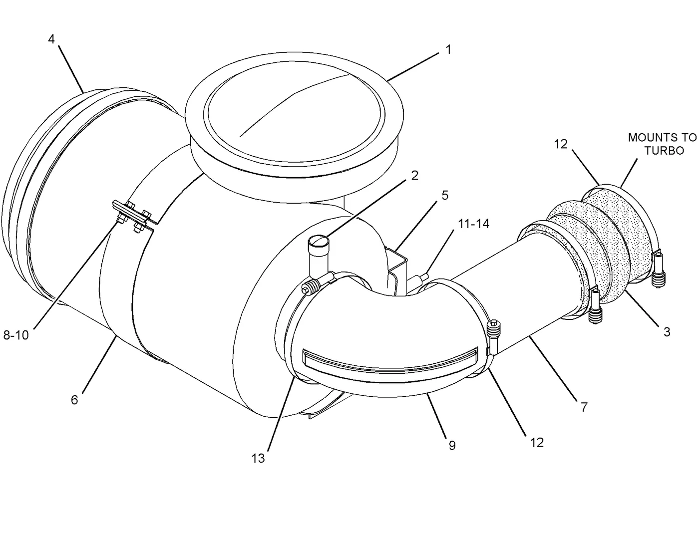 C15 · AIR INLET AND EXHAUST SYSTEM · 371-1795 CAT parts diagram