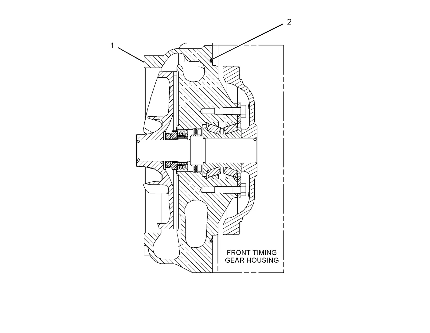 C15 · COOLING SYSTEM · 280-8039 CAT parts diagram
