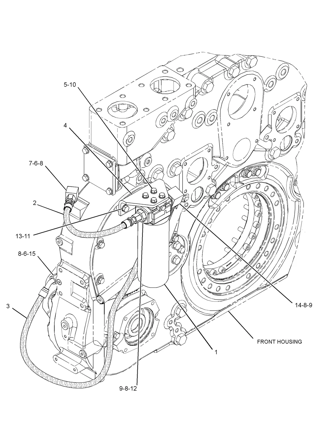 C175 · LUBRICATION SYSTEM · 284-8367 CAT parts diagram