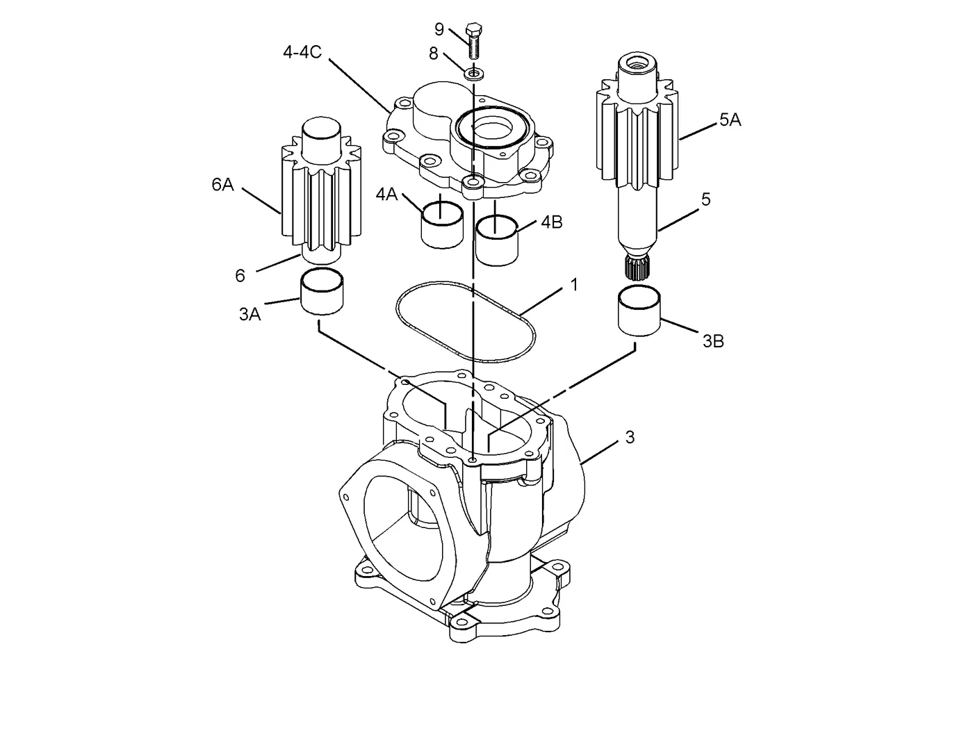 C175 · LUBRICATION SYSTEM · 255-4424 CAT parts diagram
