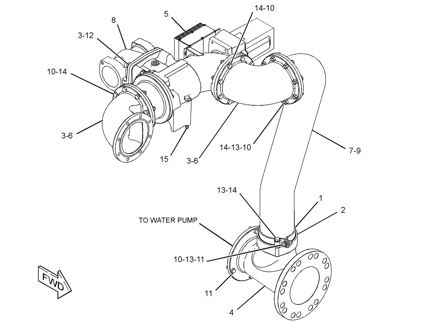 C175 · COOLING SYSTEM · 256-5965 CAT parts diagram
