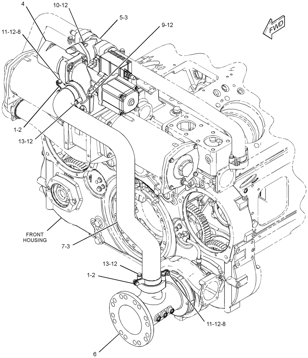 C175 · COOLING SYSTEM · 272-7935 CAT parts diagram