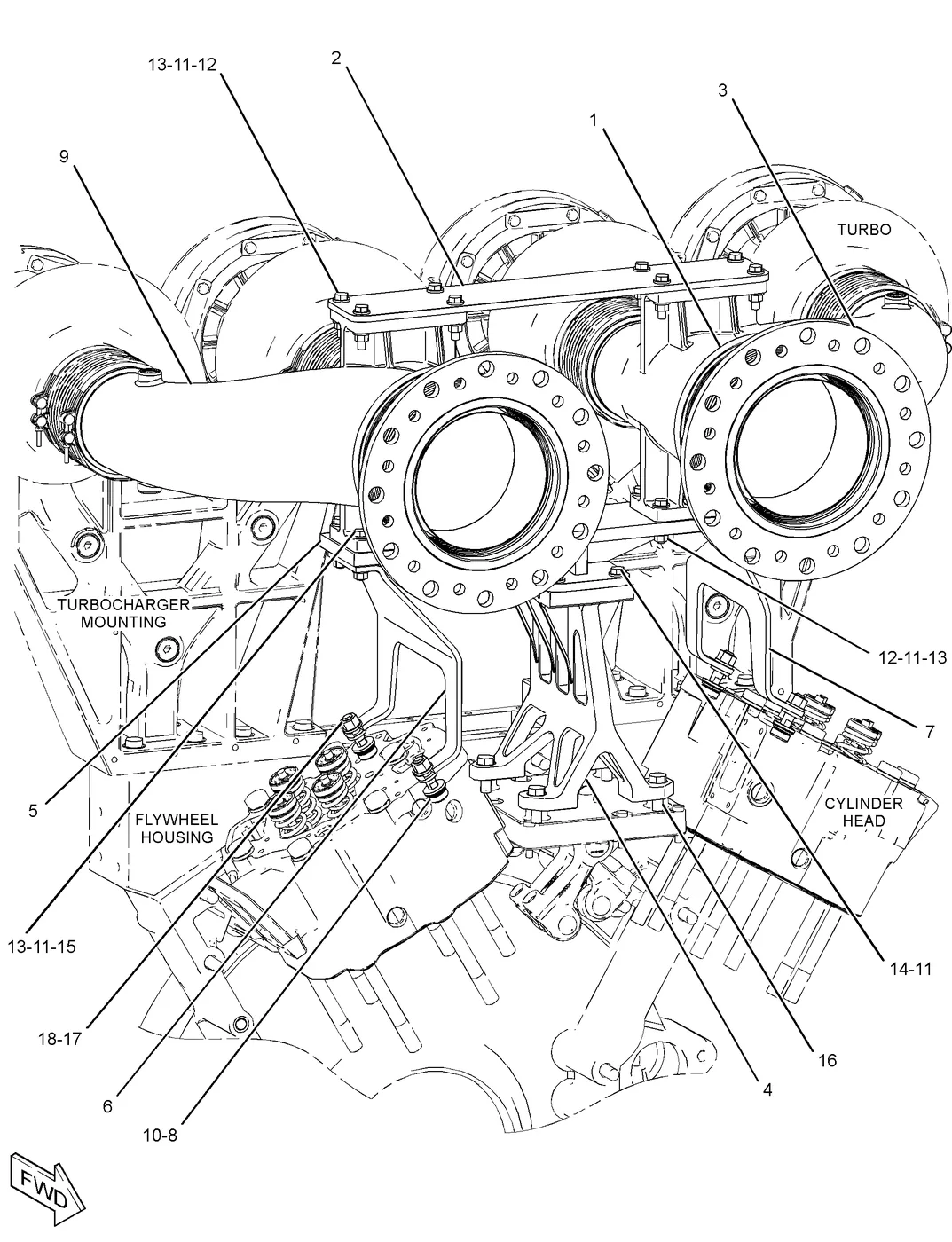 C175 · AIR INLET AND EXHAUST SYSTEM · 269-2552 CAT parts diagram