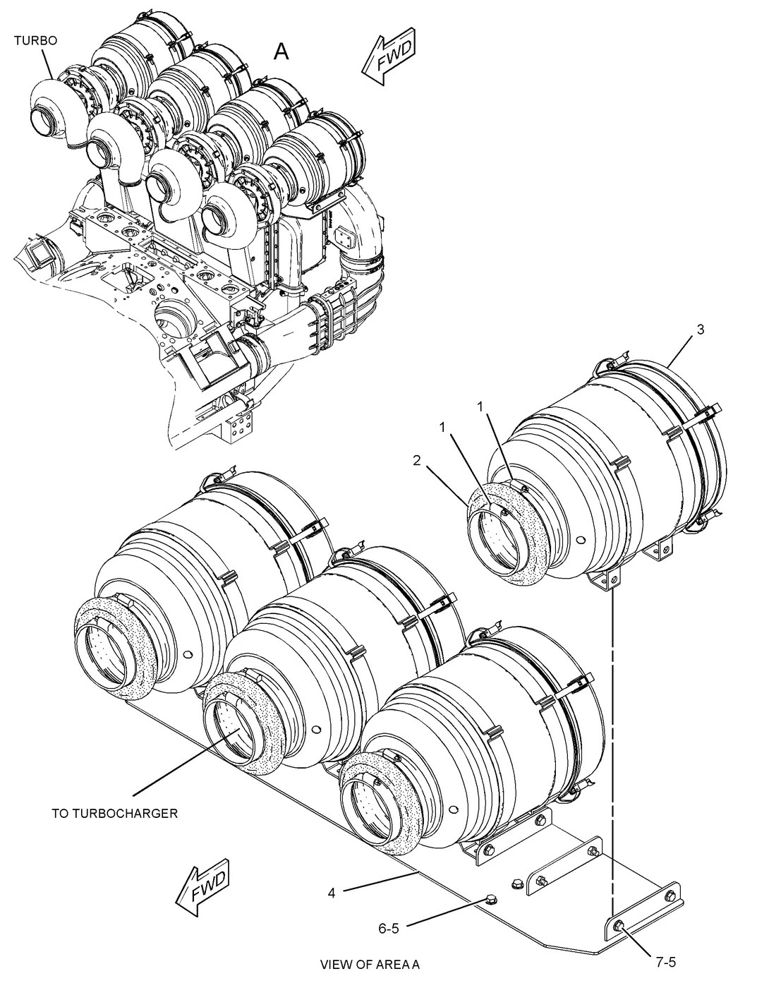 C175 · AIR INLET AND EXHAUST SYSTEM · 282-7911 CAT parts diagram