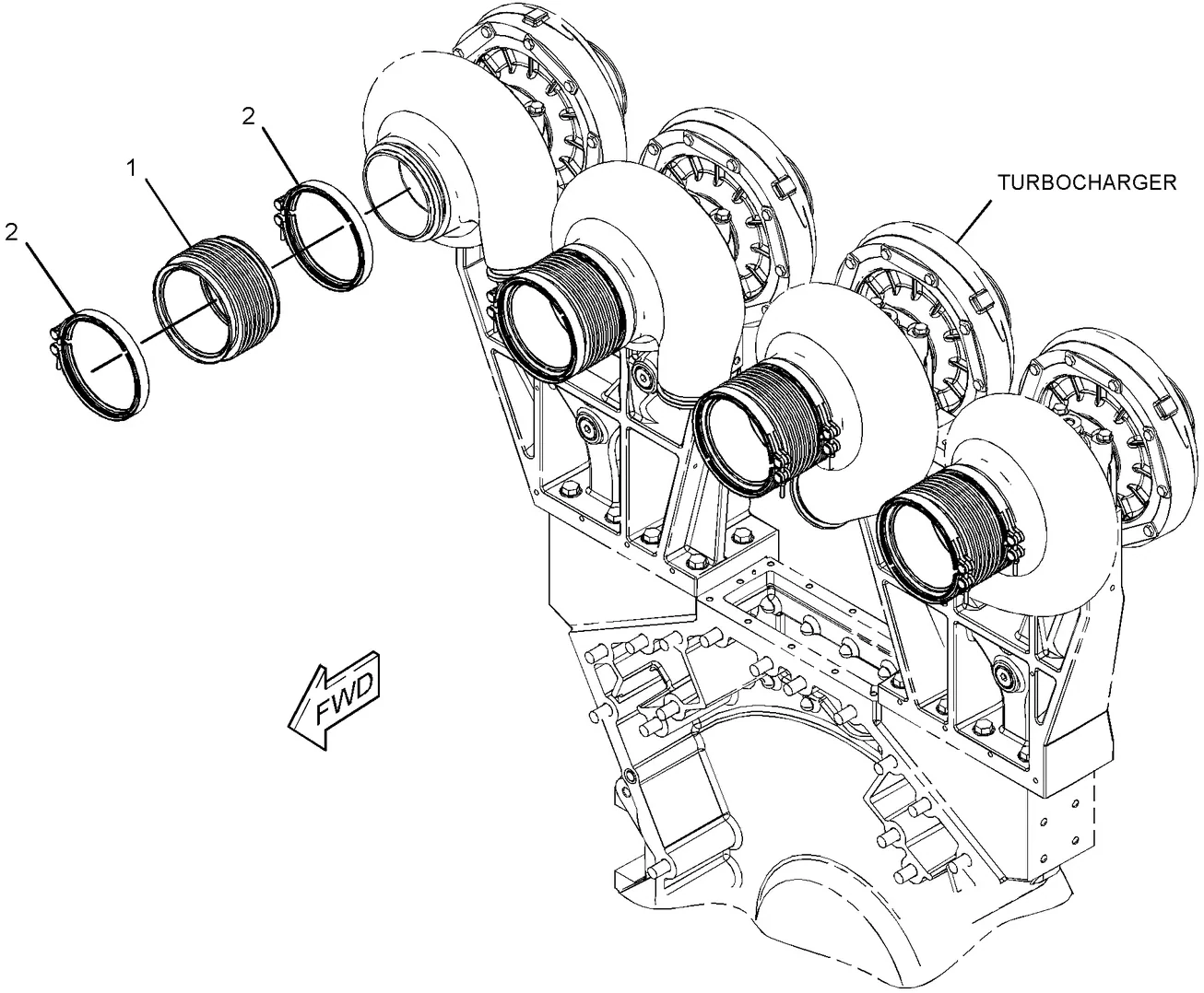 C175 · AIR INLET AND EXHAUST SYSTEM · 245-4875 CAT parts diagram
