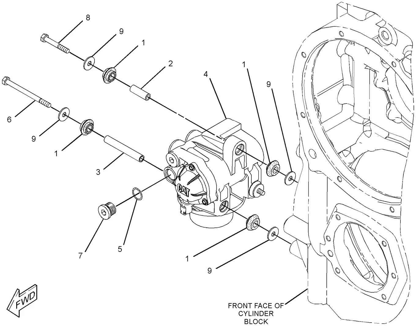 C175 · FUEL SYSTEM · 226-7563 CAT parts diagram
