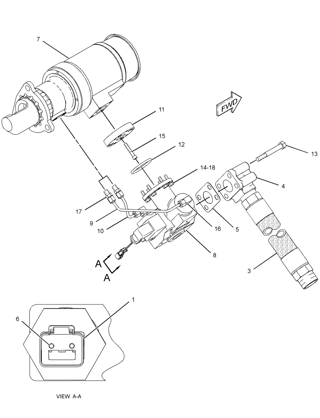 C175 · ELECTRICAL AND STARTING SYSTEM · 282-3644 CAT parts diagram