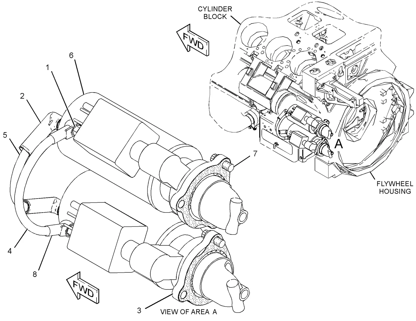 C175 · ELECTRICAL AND STARTING SYSTEM · 276-8882 CAT parts diagram