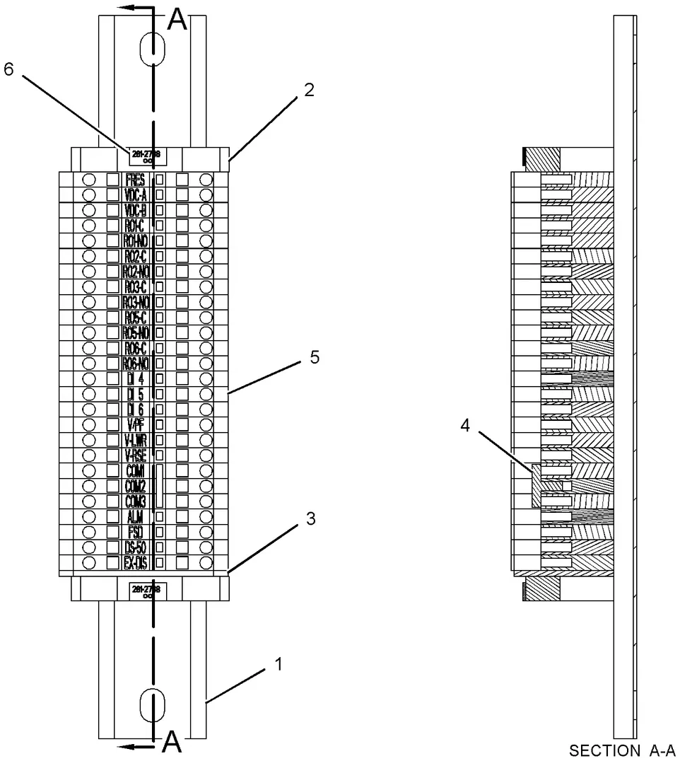 C175 · ELECTRICAL AND STARTING SYSTEM · 281-3958 CAT parts diagram