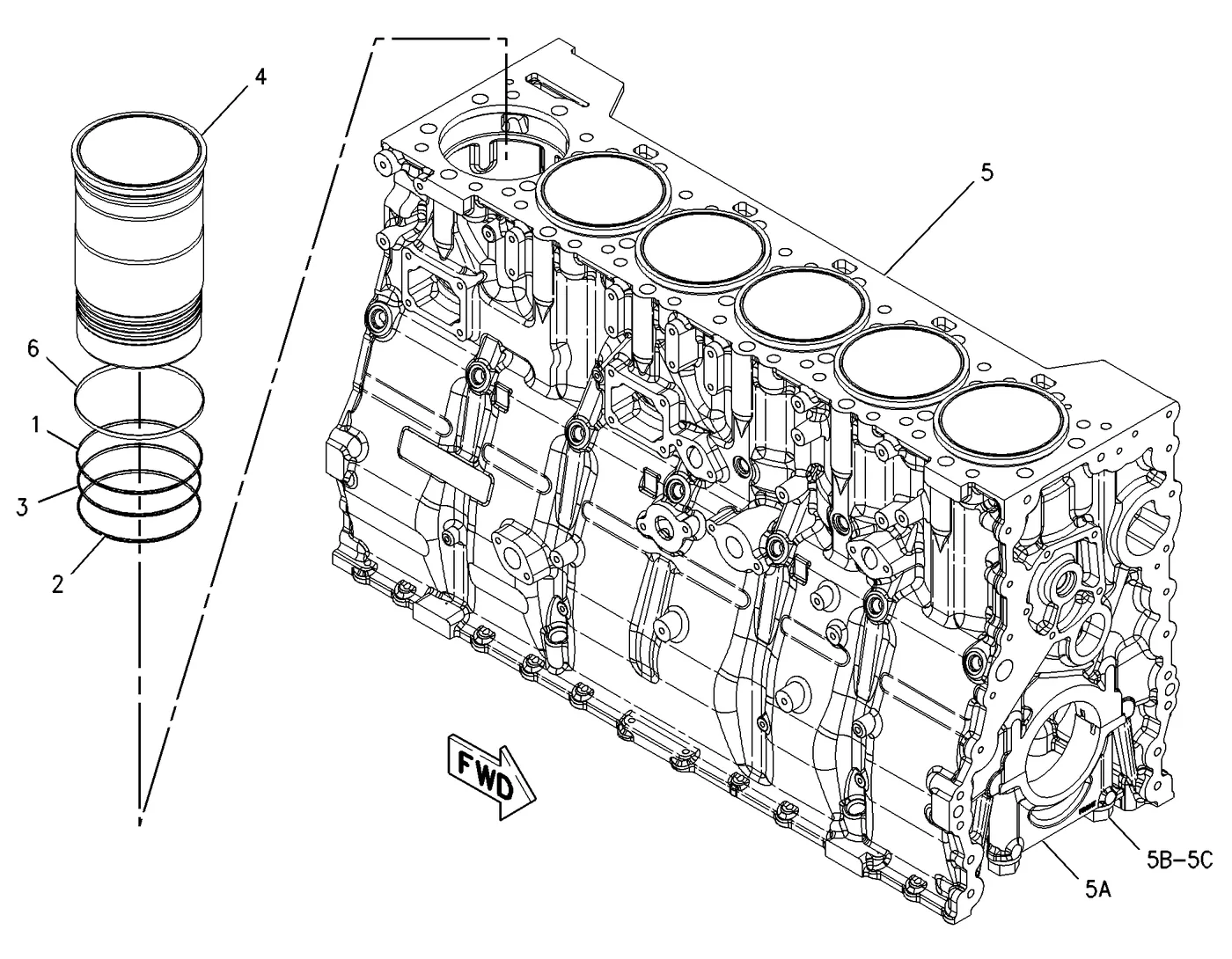 C18 · BASIC ENGINE · 223-9253 CAT parts diagram