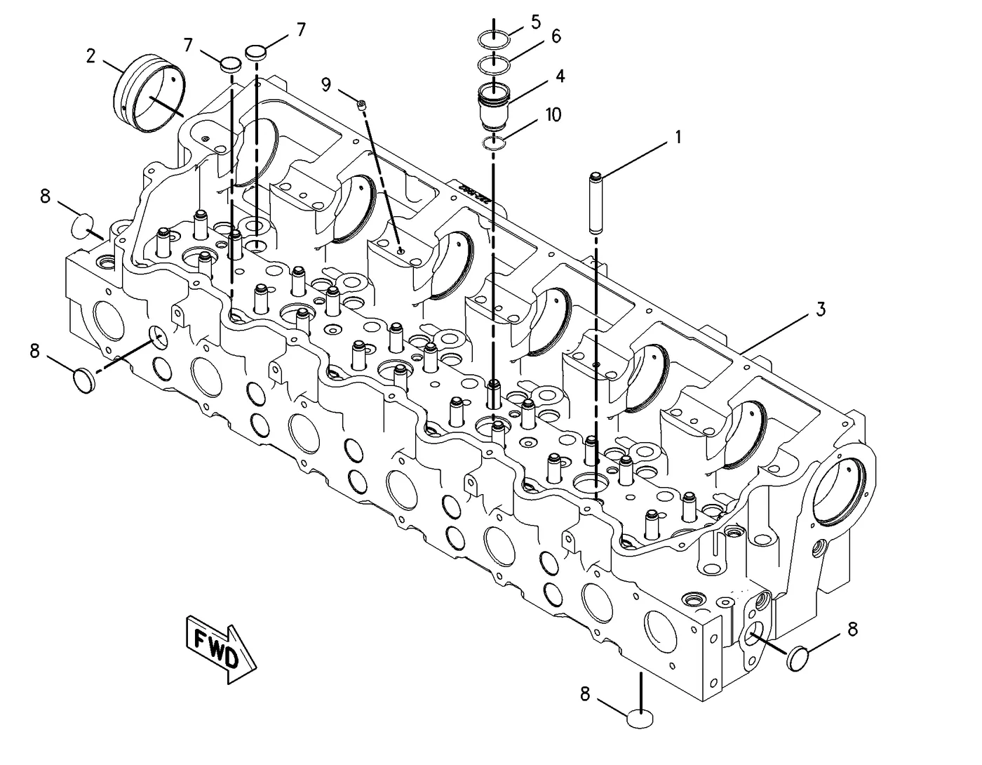 C18 · BASIC ENGINE · 243-6741 CAT parts diagram