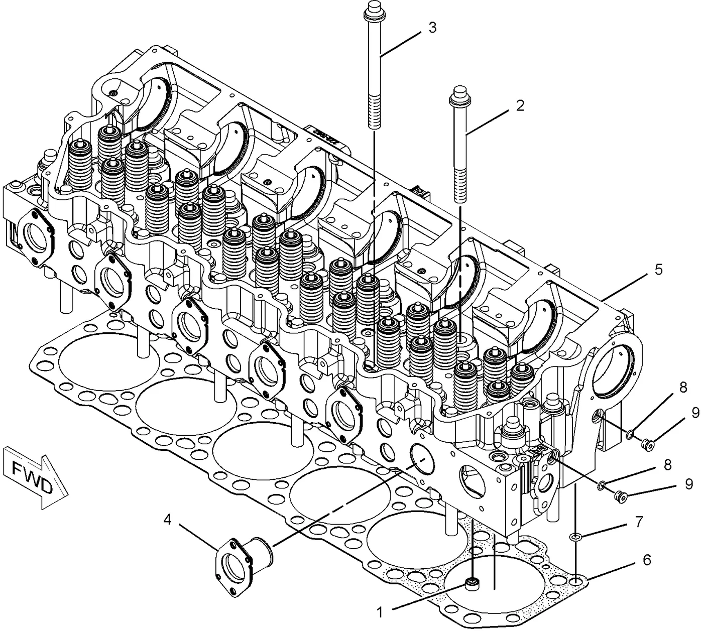 C18 · BASIC ENGINE · 229-5519 CAT parts diagram