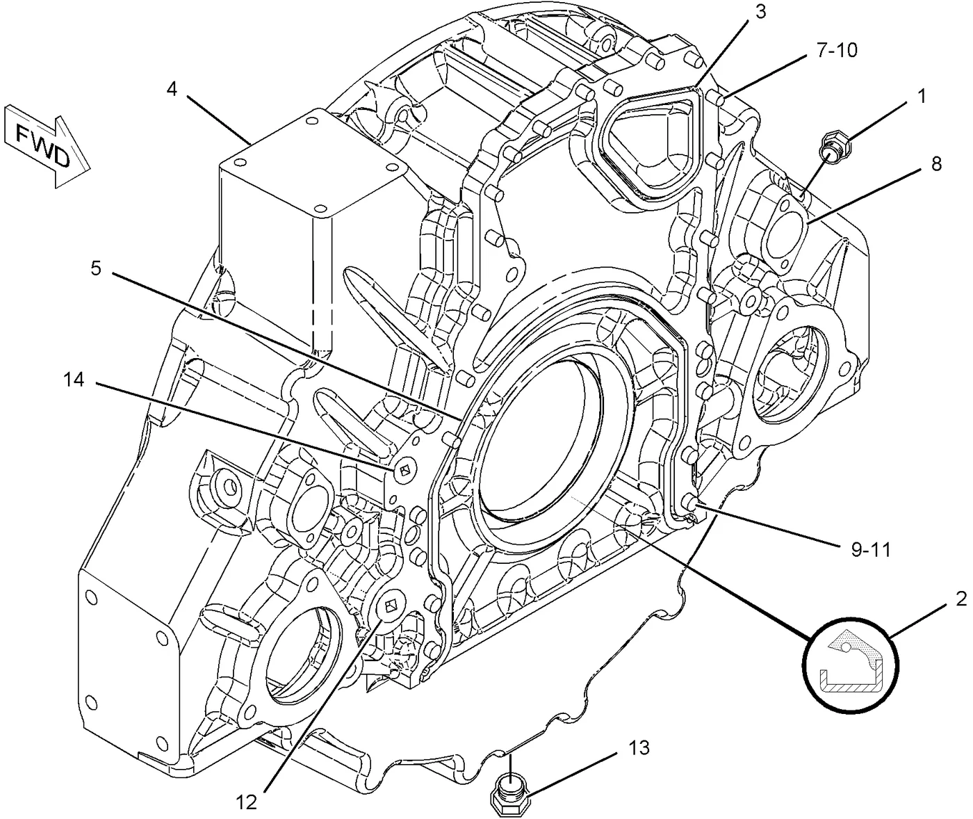C18 · BASIC ENGINE · 241-2422 CAT parts diagram