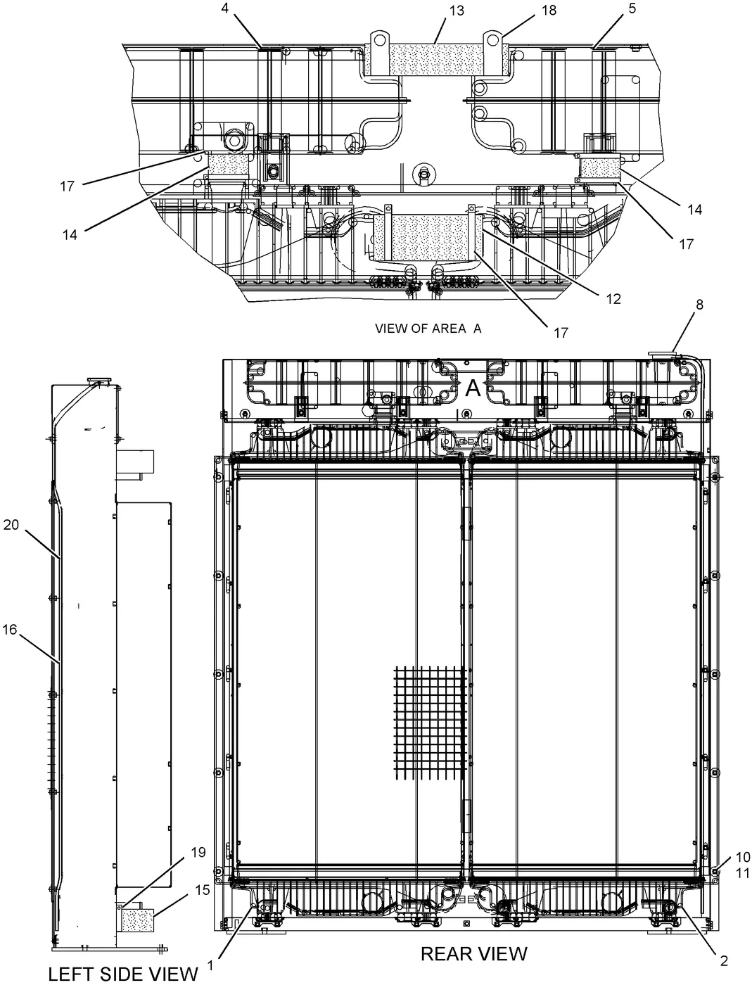 C18 · COOLING SYSTEM · 214-0588 CAT parts diagram