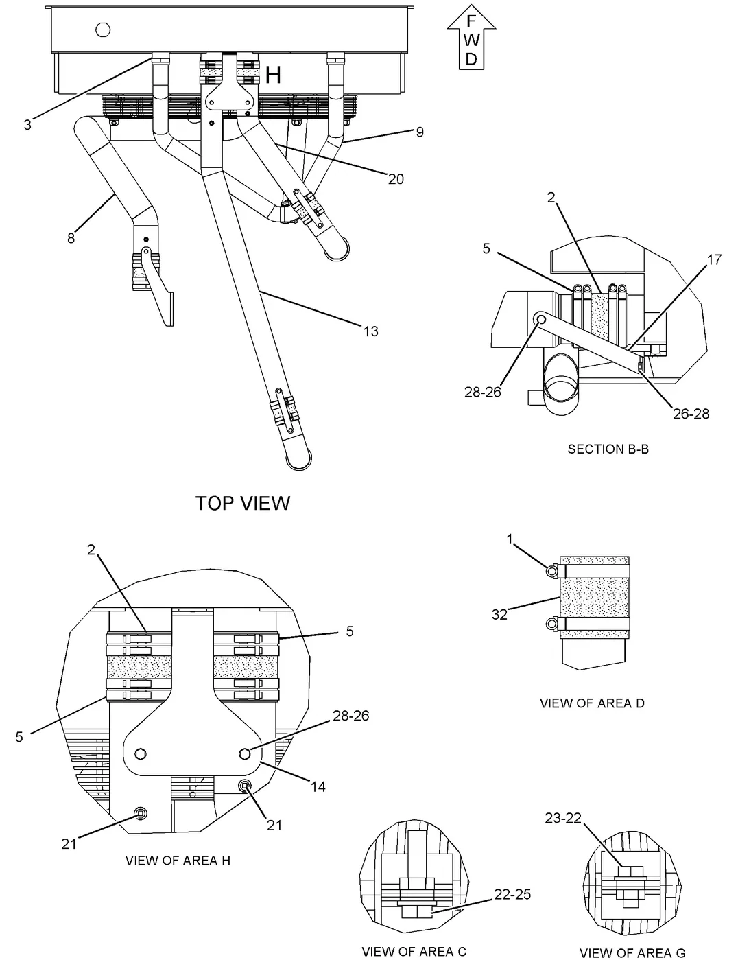 C18 · COOLING SYSTEM · 214-0588 CAT parts diagram