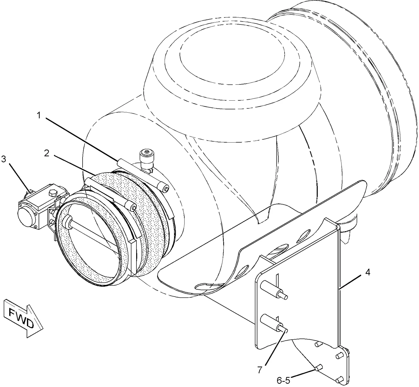 C18 · AIR INLET AND EXHAUST SYSTEM · 246-8477 CAT parts diagram