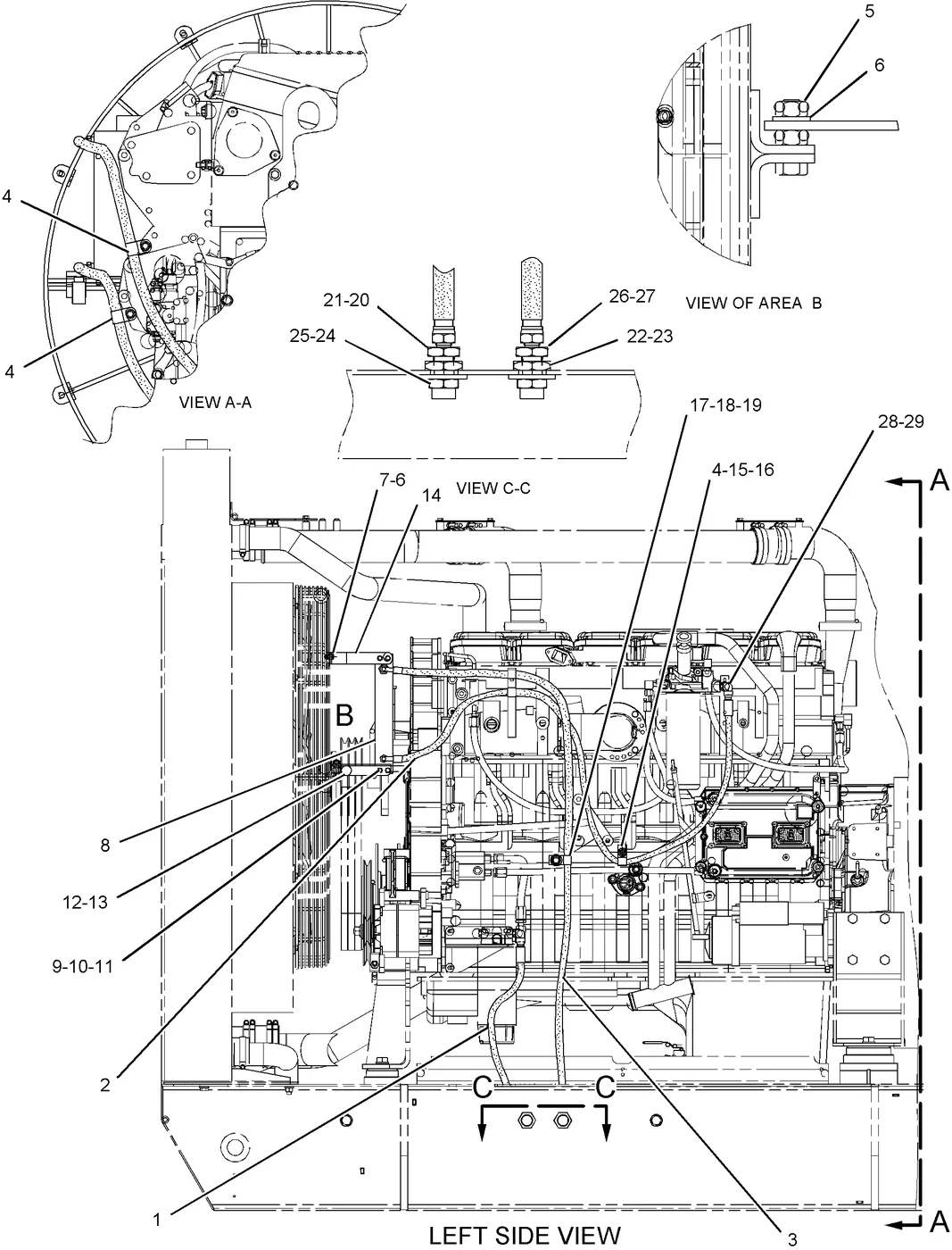 C18 · FUEL SYSTEM · 250-2742 CAT parts diagram