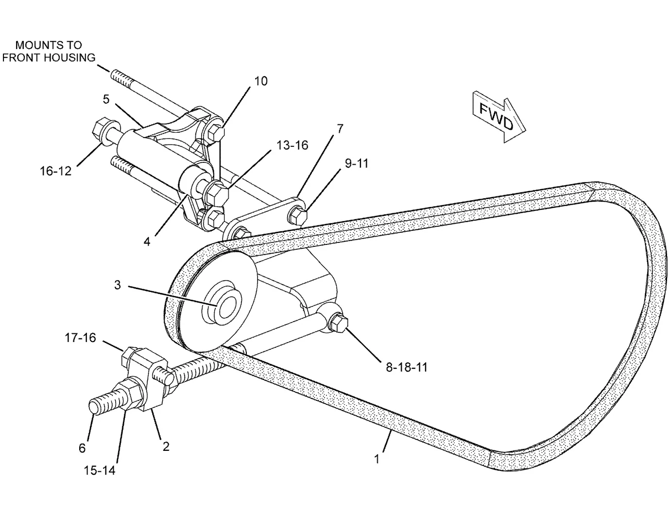 C18 · BASIC ENGINE · 253-5677 CAT parts diagram