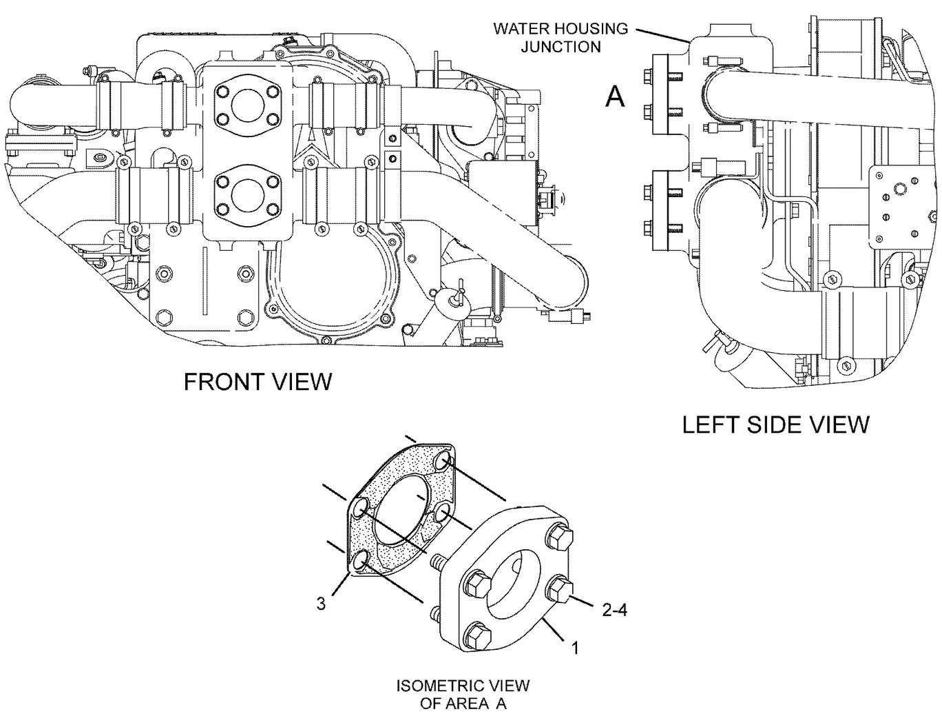 C18 · COOLING SYSTEM · 240-9045 CAT parts diagram