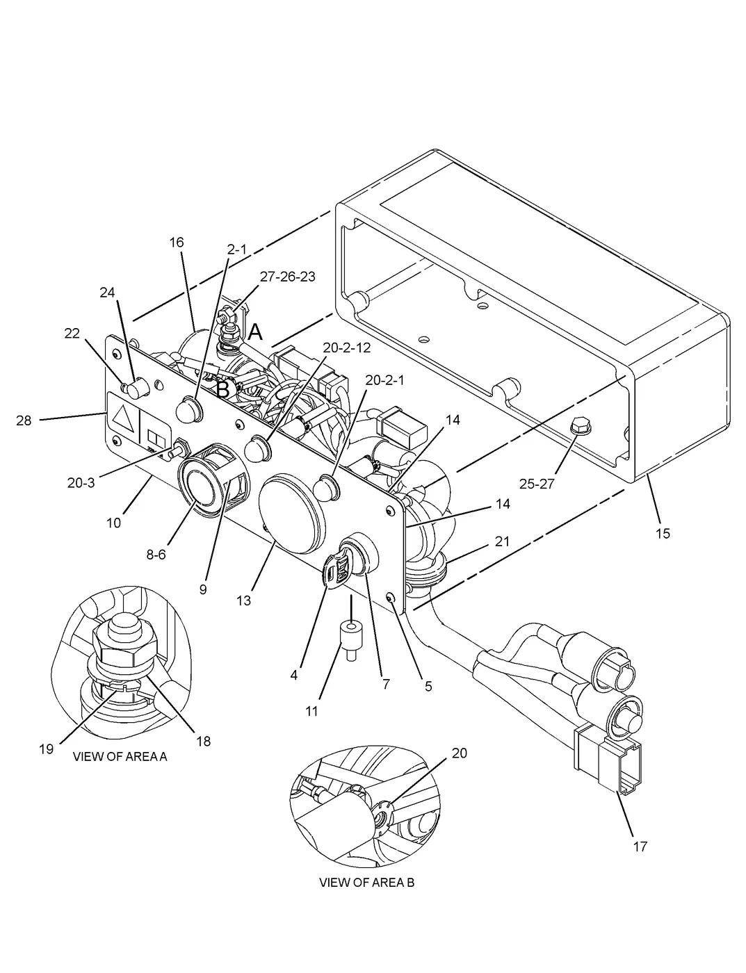 C18 · ELECTRICAL AND STARTING SYSTEM · 203-4623 CAT parts diagram