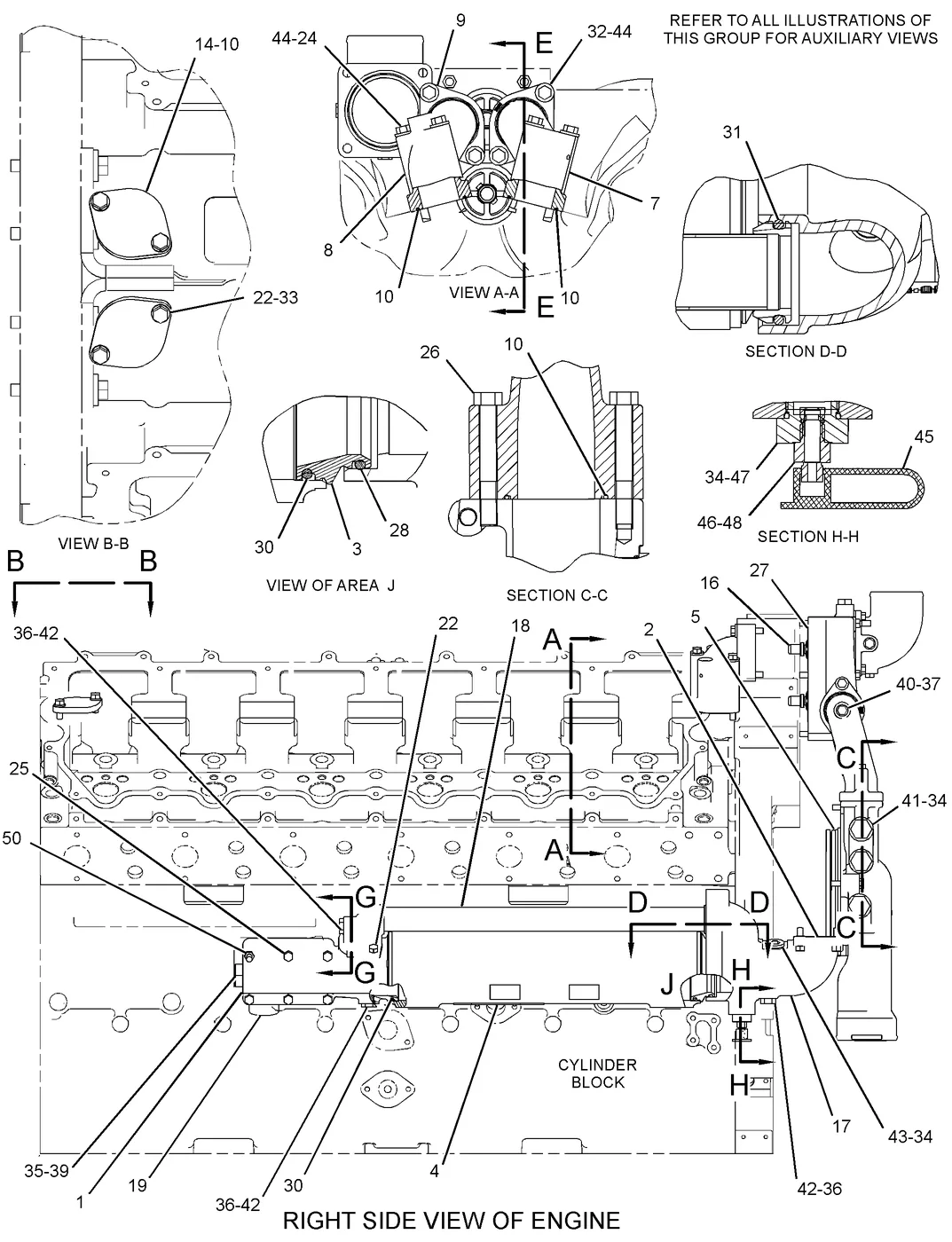 C27 · COOLING SYSTEM · 349-5622 CAT parts diagram