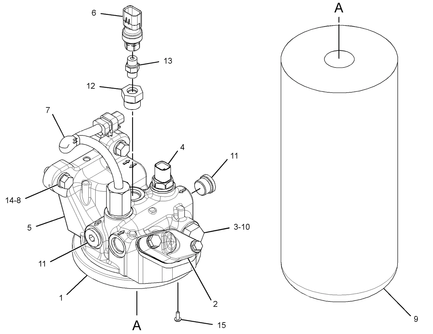 C27 · FUEL SYSTEM · 377-0777 CAT parts diagram