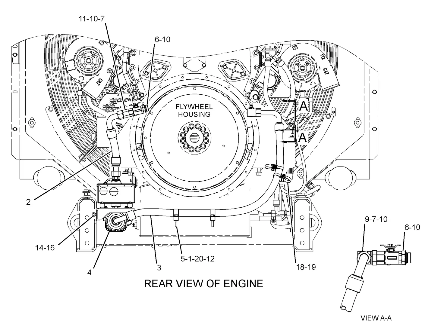 C27 · ELECTRICAL AND STARTING SYSTEM · 399-2334 CAT parts diagram