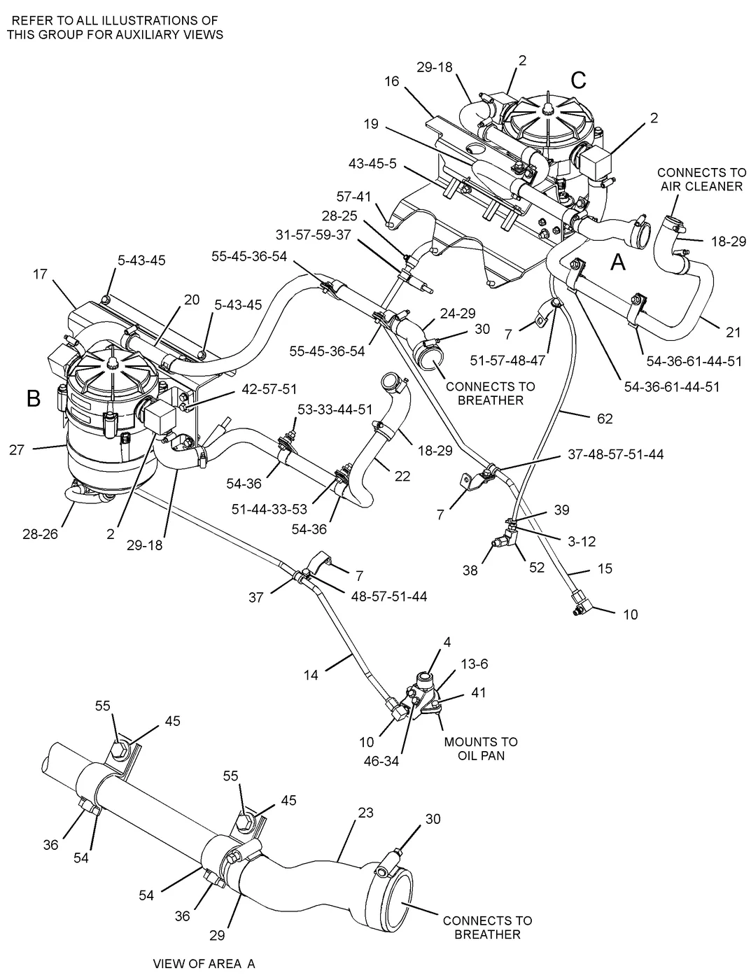 C32 · LUBRICATION SYSTEM · 399-7931 CAT parts diagram