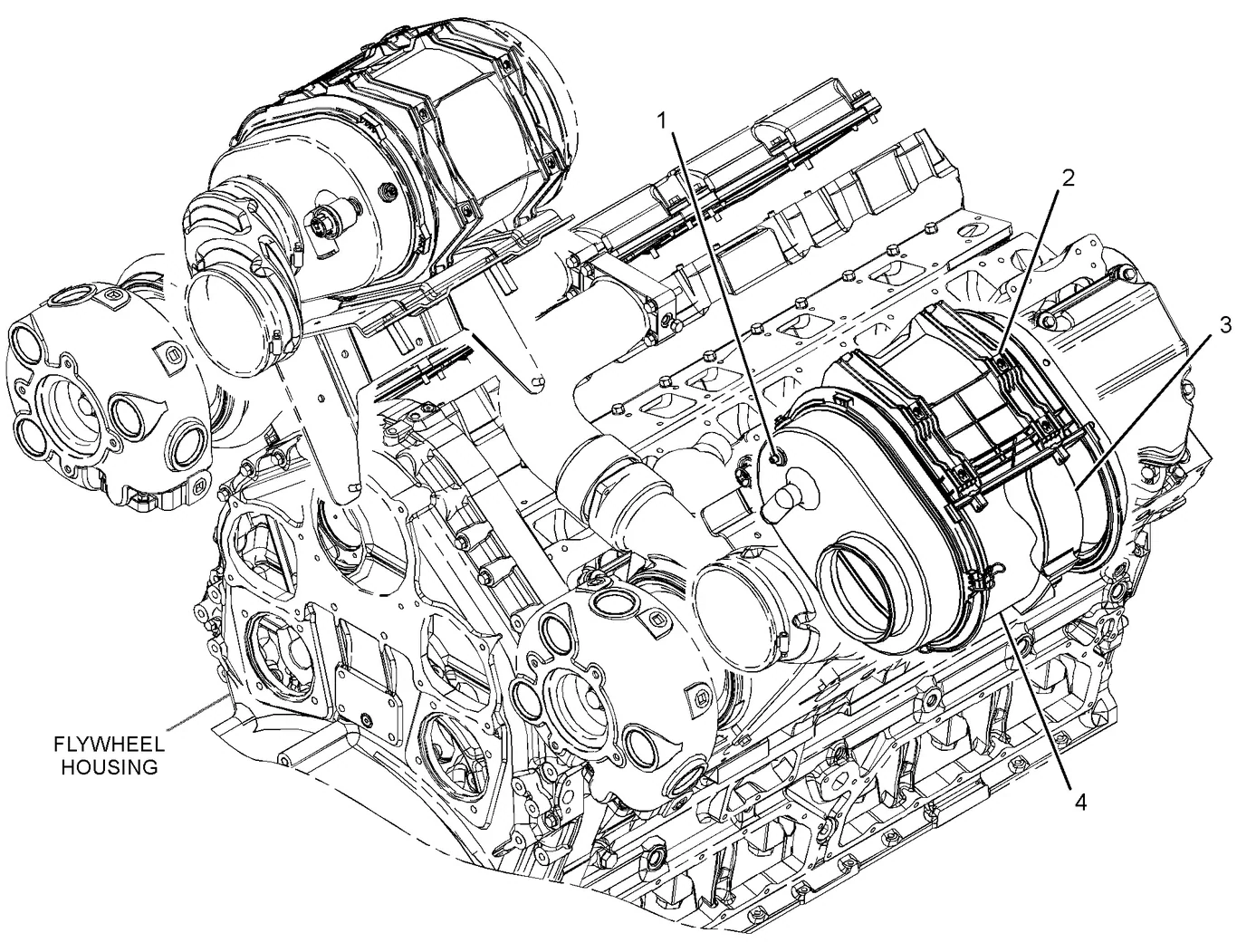 C32 · AIR INLET AND EXHAUST SYSTEM · 419-5111 CAT parts diagram