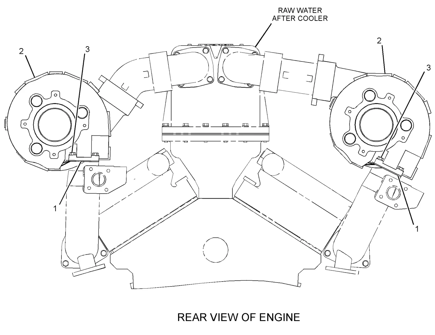 C32 · AIR INLET AND EXHAUST SYSTEM · 203-7113 CAT parts diagram