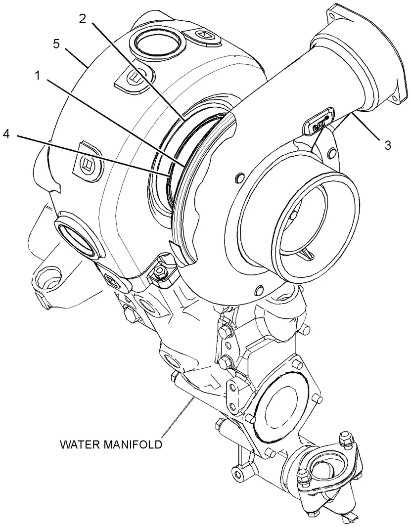 C32 · AIR INLET AND EXHAUST SYSTEM · 370-1018 CAT parts diagram