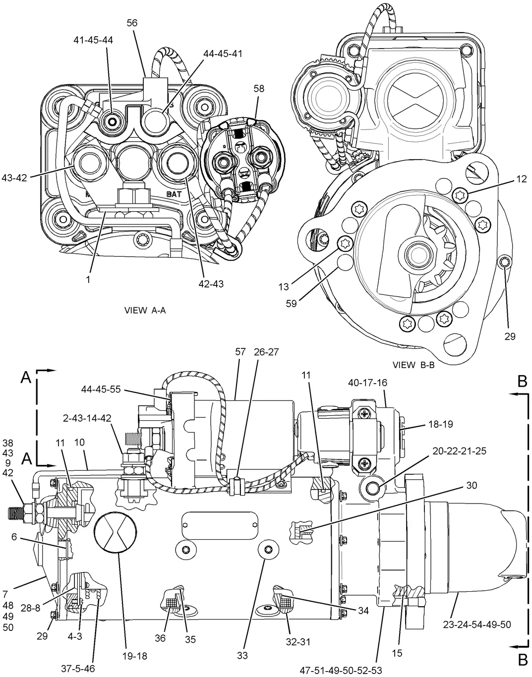 C32 · ELECTRICAL AND STARTING SYSTEM · 349-6530 CAT parts diagram