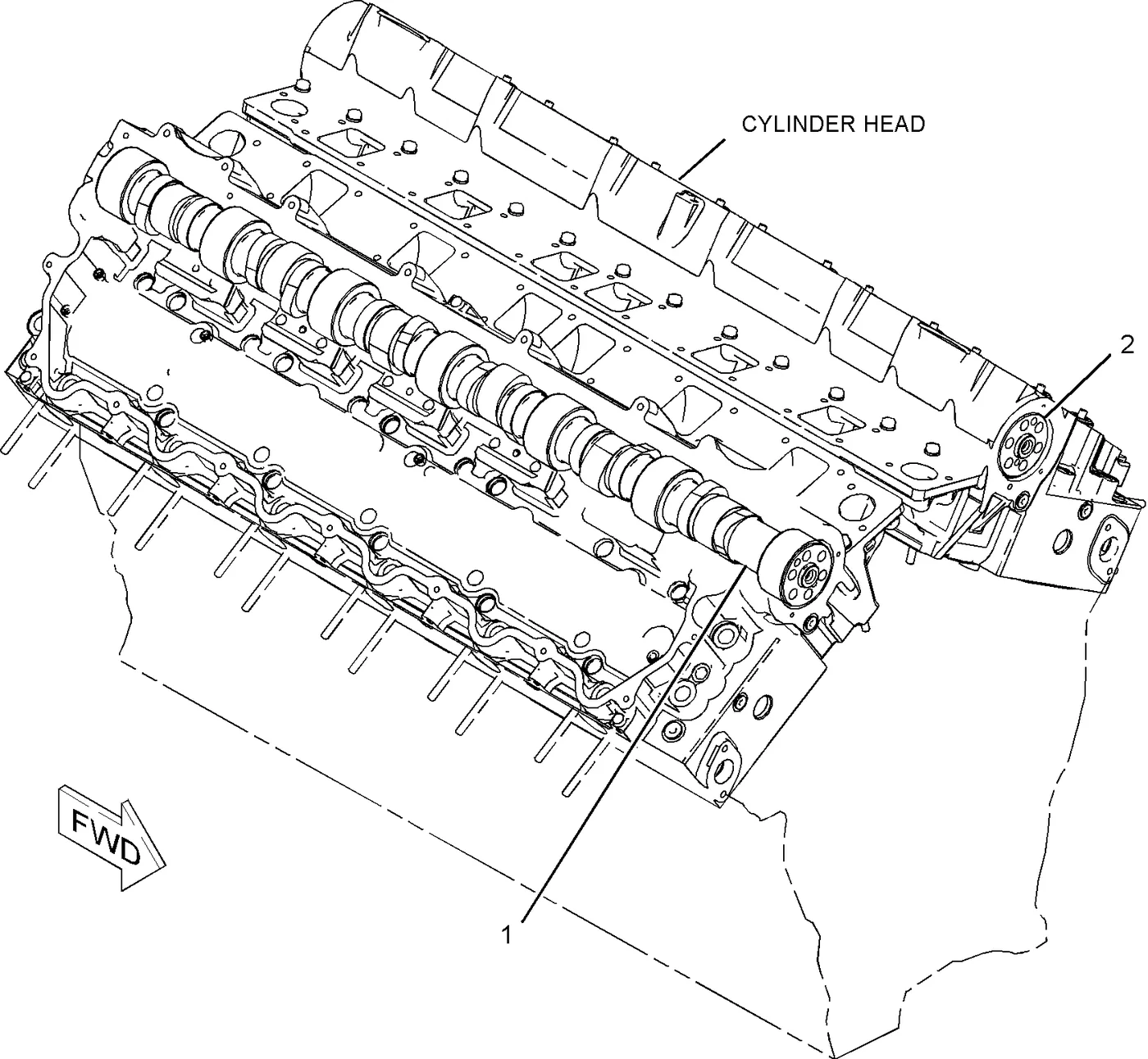 C32 · BASIC ENGINE · 260-9308 CAT parts diagram