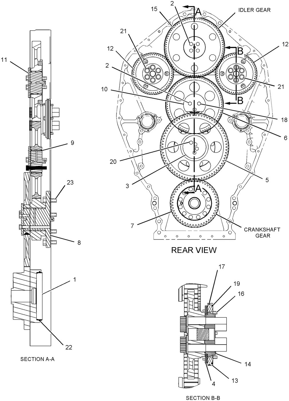 C32 · BASIC ENGINE · 224-1213 CAT parts diagram