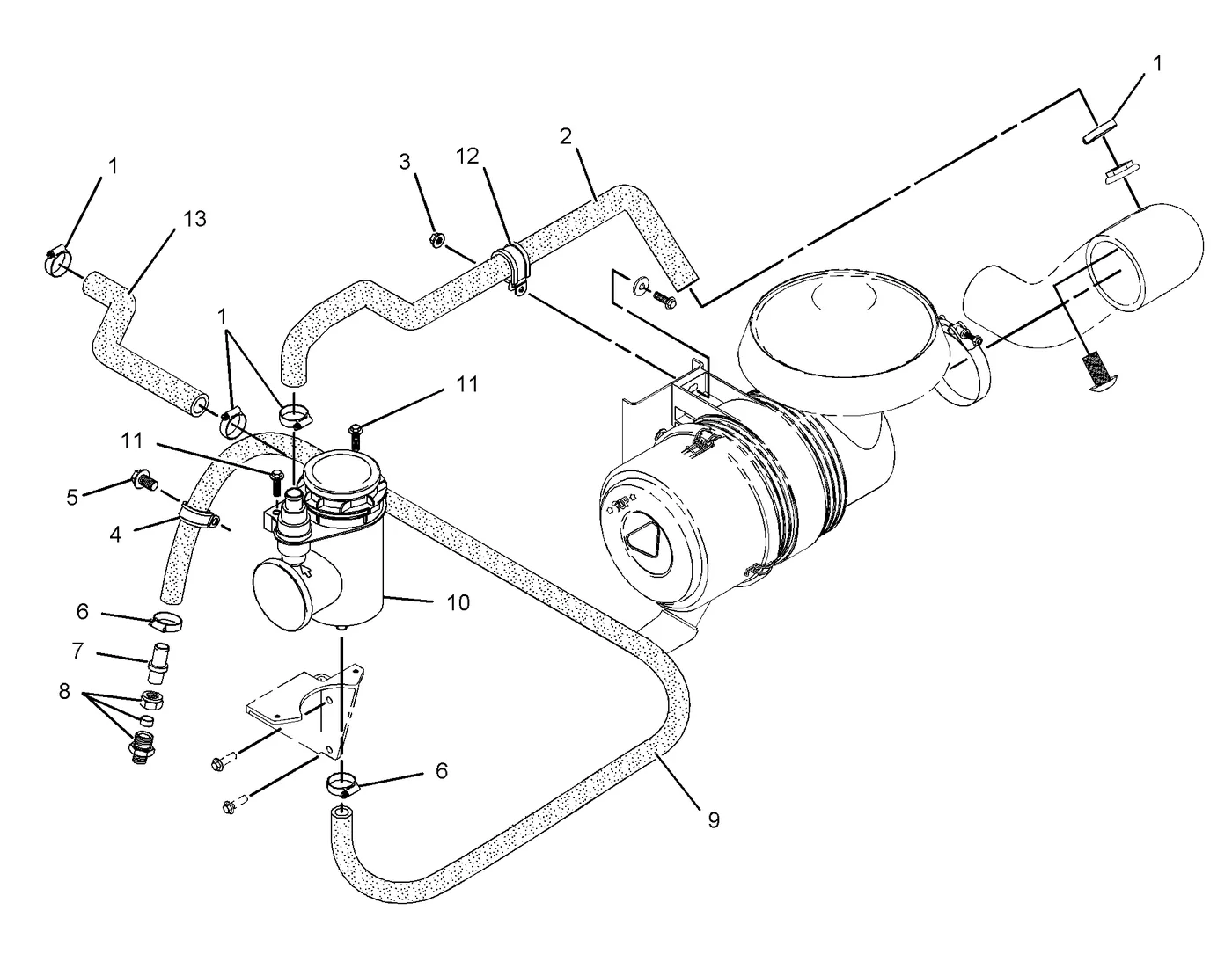 C4.4 · LUBRICATION SYSTEM · 268-8625 CAT parts diagram