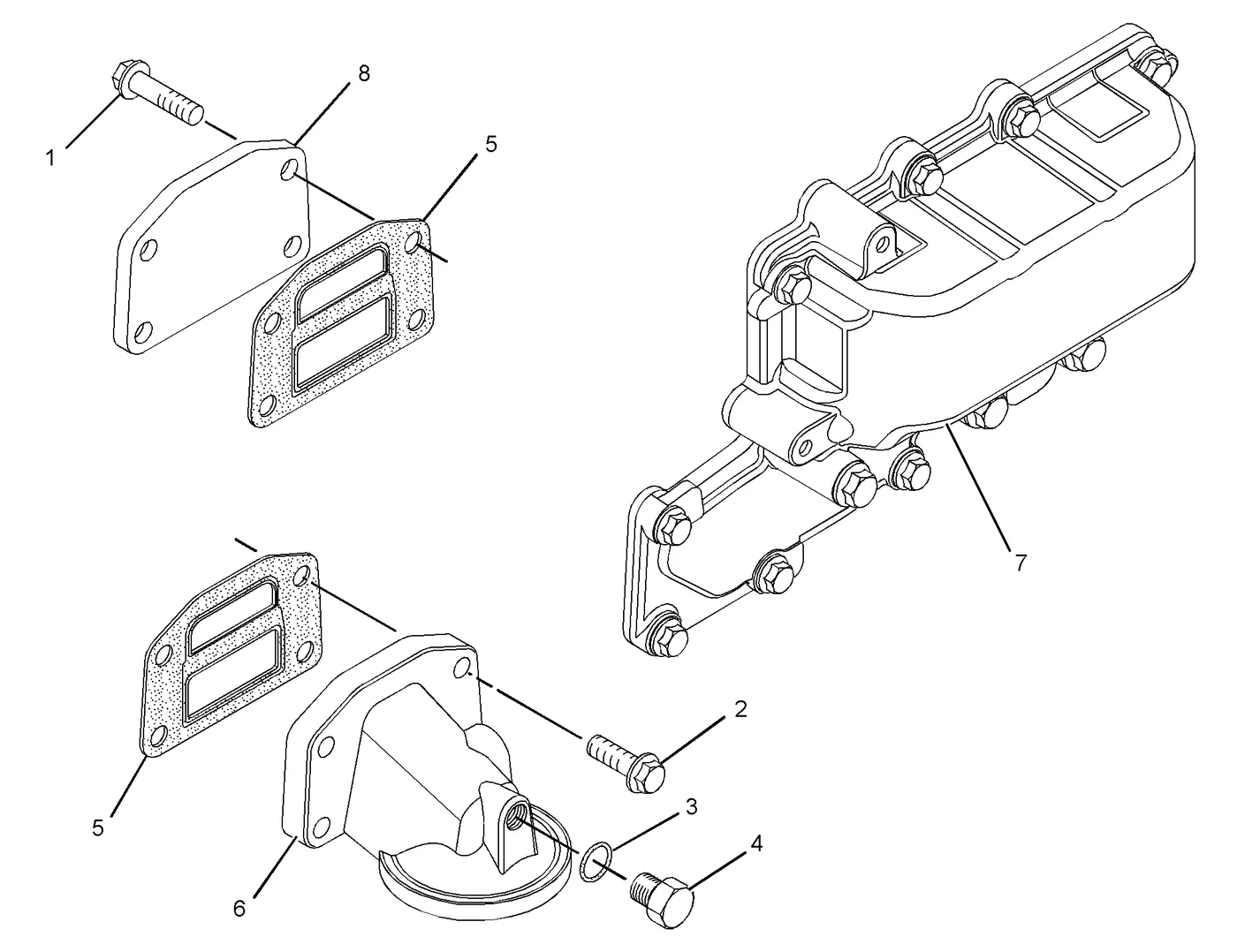 C4.4 · COOLING SYSTEM · 273-1454 CAT parts diagram