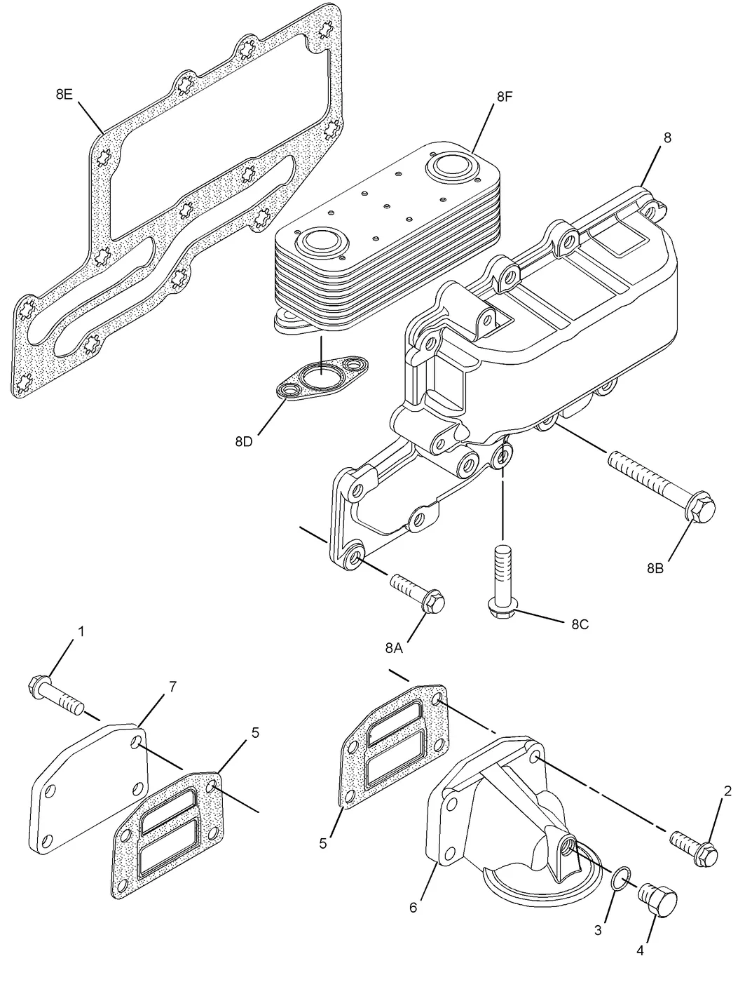 C4.4 · COOLING SYSTEM · 253-2472 CAT parts diagram