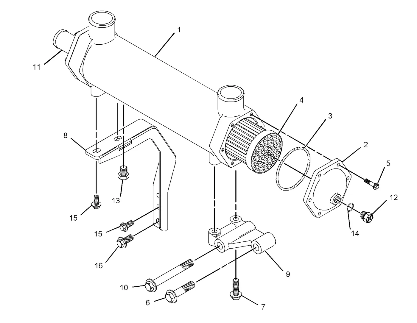 C4.4 · COOLING SYSTEM · 263-5117 CAT parts diagram